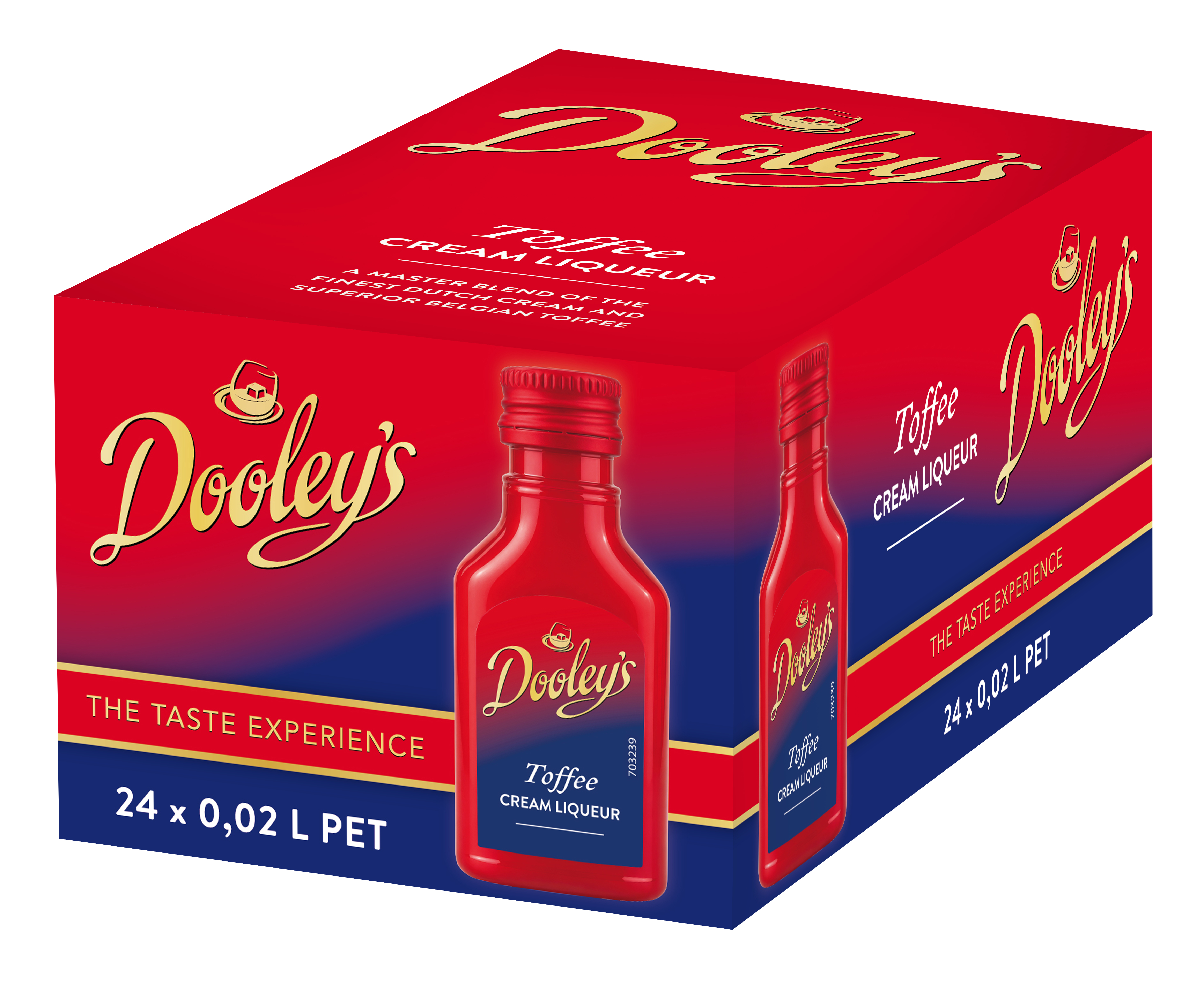 Dooley's Toffee Cream Liqueur 24 x 0,02 L PET