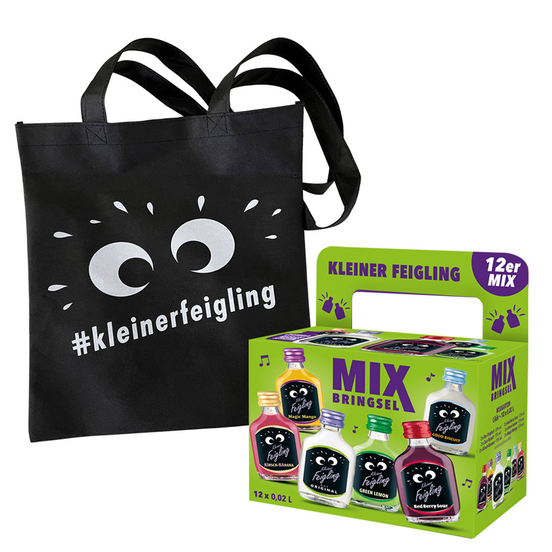 Kleiner Feigling Shot-Bag 12 x 0,02 L mit Eventbeutel