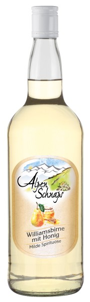 Alpenschnaps Steinbeisser Honig Williamsbirne 1,0l