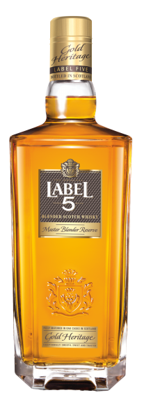 LABEL 5 Gold Heritage Blended Scotch Whisky 0,7l