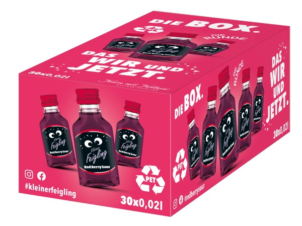 Kleiner Feigling Red Berry Sour 30x0,02l PET