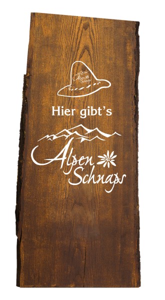 Alpenschnaps Holzbohle