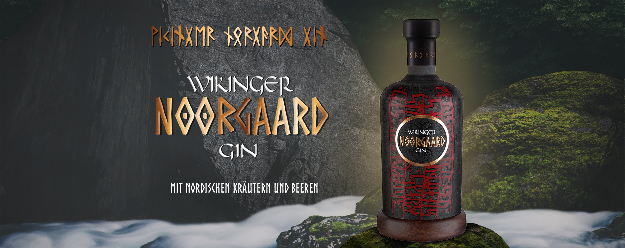 WIKINGER NOORGAARD Gin 43,9% vol. mit nordischen Kräutern und Beeren hier  online bestellen. | Behnshop